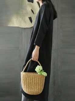 Women's Cotton Linen Dress Casual Dress Shift Dress Maxi Long Dress Cotton Blend Casual Winter Dress Daily Going Out Crew Neck Pocket Layered Long Sleeve Summer Spring Fall 2023 Loose Fit Black Green 10 Women's Cotton Linen Dress Casual Dress Shift Dress Maxi Long Dress Cotton Blend Casual Winter Dress Daily Going Out Crew Neck Pocket Layered Long Sleeve Summer Spring Fall 2023 Loose Fit Black Green -HAYz Clothing Shop viqnpp1653381111232