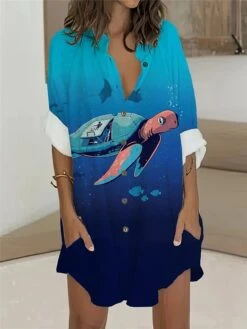 Women's Shirt Dress Casual Dress Shift Dress Mini Dress Outdoor Daily Vacation Polyester Fashion Casual Stand Collar Button Pocket Long Sleeve Summer Spring Fall 2023 Regular Fit Black Navy Blue -HAYz Clothing Shop vnvaye1693386342265