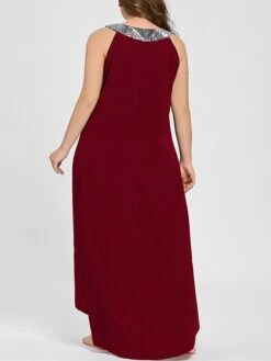 Women‘s Plus Size Curve Party Dress Sequin Dress Sheath Dress Color Block Long Dress Maxi Dress Sleeveless Plus High Low Crew Neck Modern Party Black Wine Summer Spring XL XXL 3XL 4XL 5XL 11 Women‘s Plus Size Curve Party Dress Sequin Dress Sheath Dress Color Block Long Dress Maxi Dress Sleeveless Plus High Low Crew Neck Modern Party Black Wine Summer Spring XL XXL 3XL 4XL 5XL -HAYz Clothing Shop vpfxnw1677655635883