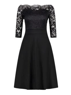 Women‘s Plus Size Curve Party Dress Solid Color Off Shoulder Lace Half Sleeve Summer Spring Elegant Formal Midi Dress Party Cocktail Party Dress 15 Women‘s Plus Size Curve Party Dress Solid Color Off Shoulder Lace Half Sleeve Summer Spring Elegant Formal Midi Dress Party Cocktail Party Dress -HAYz Clothing Shop vsveus1671609793864