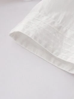 Women's Casual Dress Cotton Linen Dress Midi Dress Linen Basic Classic Outdoor Daily Vacation V Neck Pocket Half Sleeve Fall Autumn 2023 Loose Fit White Navy Blue Purple Plain M L XL 2XL -HAYz Clothing Shop vsyoaz1693202603854