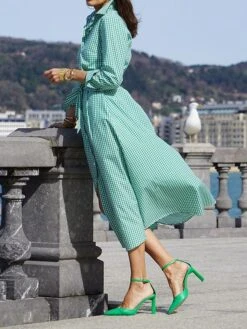 Women's Shirt Dress Casual Dress Cotton Linen Dress Midi Dress Polyester Fashion Modern Outdoor Daily Vacation Shirt Collar Button Pocket Long Sleeve Summer Spring Fall 2023 Loose Fit Red Royal Blue -HAYz Clothing Shop vudzrd1690970415950