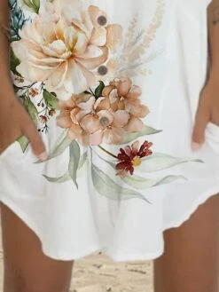 Women's Shirt Dress Casual Dress Shift Dress Mini Dress Outdoor Daily Vacation Polyester Fashion Casual Stand Collar Button Pocket Long Sleeve Summer Spring Fall 2023 Regular Fit Black Orange Floral -HAYz Clothing Shop vvaadh1677233847041