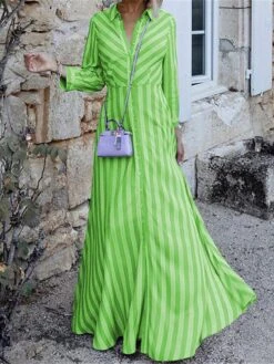 Women's Shirt Dress Casual Dress Swing Dress Maxi Long Dress Outdoor Daily Vacation Polyester Fashion Elegant Shirt Collar Button Print Long Sleeve Summer Spring Fall 2023 Regular Fit Yellow Purple 12 Women's Shirt Dress Casual Dress Swing Dress Maxi Long Dress Outdoor Daily Vacation Polyester Fashion Elegant Shirt Collar Button Print Long Sleeve Summer Spring Fall 2023 Regular Fit Yellow Purple -HAYz Clothing Shop wajceb1689583846753