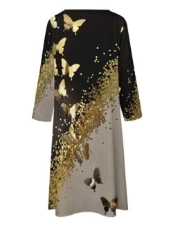 Women's Casual Dress Dress Set Two Piece Dress Midi Dress Yellow Blue 3/4 Length Sleeve Animal Print Summer Spring Crew Neck Fashion 2023 S M L XL XXL 3XL 7 Women's Casual Dress Dress Set Two Piece Dress Midi Dress Yellow Blue 3/4 Length Sleeve Animal Print Summer Spring Crew Neck Fashion 2023 S M L XL XXL 3XL -HAYz Clothing Shop wqwhgw1671789628876