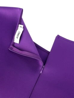 Women's Plus Size Curve Party Dress Cocktail Dress Work Dress Plain Midi Dress Long Sleeve Crew Neck Fashion Party Purple Fall Winter XL XXL 3XL 4XL -HAYz Clothing Shop wsdxtv1694151492206