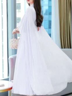 Women's Two Piece Dress Set Casual Dress Outdoor Daily Streetwear Modern Ruched Midi Dress V Neck 3/4 Length Sleeve Plain Regular Fit White Light Green Dark Pink Summer Spring S M L XL XXL 26 Women's Two Piece Dress Set Casual Dress Outdoor Daily Streetwear Modern Ruched Midi Dress V Neck 3/4 Length Sleeve Plain Regular Fit White Light Green Dark Pink Summer Spring S M L XL XXL -HAYz Clothing Shop wvvgwx1678430736843