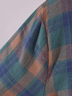 Women's Casual Dress Cotton Linen Dress Plaid Dress Midi Dress Linen / Cotton Blend Fashion Basic Outdoor Daily Holiday Stand Collar Pocket Print Long Sleeve Fall Winter Autumn 2023 Loose Fit Yellow 22 Women's Casual Dress Cotton Linen Dress Plaid Dress Midi Dress Linen / Cotton Blend Fashion Basic Outdoor Daily Holiday Stand Collar Pocket Print Long Sleeve Fall Winter Autumn 2023 Loose Fit Yellow -HAYz Clothing Shop xgmkjv1693553160780