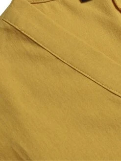 Women's Casual Dress Cotton Linen Dress Shift Dress Maxi Long Dress Linen / Cotton Blend Fashion Modern Outdoor Daily Vacation V Neck Button Long Sleeve Fall Winter Autumn 2023 Loose Fit Black Yellow -HAYz Clothing Shop xlujfi1691143981382