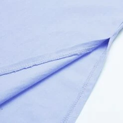 Women's Cotton Dress Pajamas Nightgown Nighty Pure Color Retro Comfort Home Daily Stand Collar Long Sleeve Button Summer Fall Spring White Blue -HAYz Clothing Shop xlzytq1665286284636