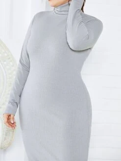 Women's Plus Size Curve Casual Dress Sweater Dress Bodycon Plain Midi Dress Long Sleeve Turtleneck Fashion Daily Black Wine Fall Winter XL XXL 3XL 4XL 5XL 22 Women's Plus Size Curve Casual Dress Sweater Dress Bodycon Plain Midi Dress Long Sleeve Turtleneck Fashion Daily Black Wine Fall Winter XL XXL 3XL 4XL 5XL -HAYz Clothing Shop xpwuhv1694151465375