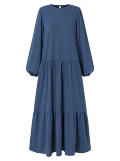 Women's Casual Dress Cotton Linen Dress Maxi Long Dress Cotton Blend Basic Classic Outdoor Daily Vacation Crew Neck Ruched Ruffle Long Sleeve Fall Winter Autumn 2023 Loose Fit Black Blue Brown Plain 14 Women's Casual Dress Cotton Linen Dress Maxi Long Dress Cotton Blend Basic Classic Outdoor Daily Vacation Crew Neck Ruched Ruffle Long Sleeve Fall Winter Autumn 2023 Loose Fit Black Blue Brown Plain -HAYz Clothing Shop xqcoit1693366187979