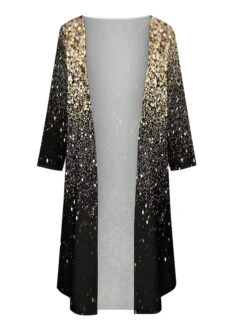 Women's Casual Dress Dress Set Two Piece Dress Midi Dress Pink Blue Gold 3/4 Length Sleeve Ombre Print Summer Spring Crew Neck Fashion 2023 S M L XL XXL 3XL -HAYz Clothing Shop xrwnjd1671788815763