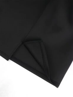 Women's Plus Size Curve Party Dress Cocktail Dress Bodycon Color Block Midi Dress Sleeveless Ruffle Bow Crew Neck Fashion Party Fuchsia Fall Winter XL XXL 3XL 4XL -HAYz Clothing Shop xsizob1694151490896