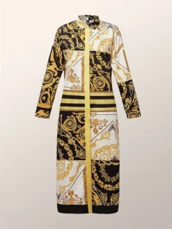 Women's Shirt Dress Casual Dress Maxi Long Dress Outdoor Daily Vacation Polyester Vintage Retro Shirt Collar Button Print Long Sleeve Fall Winter 2023 Loose Fit Yellow Color Block Tribal Ethnic S M L 14 Women's Shirt Dress Casual Dress Maxi Long Dress Outdoor Daily Vacation Polyester Vintage Retro Shirt Collar Button Print Long Sleeve Fall Winter 2023 Loose Fit Yellow Color Block Tribal Ethnic S M L -HAYz Clothing Shop xvcopm1696746953324