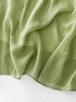 Women's Casual Dress Cotton Linen Dress Midi Dress Linen Basic Classic Outdoor Daily Vacation V Neck Pocket Half Sleeve Fall Autumn 2023 Loose Fit White Navy Blue Purple Plain M L XL 2XL -HAYz Clothing Shop xvesxp1693202601998