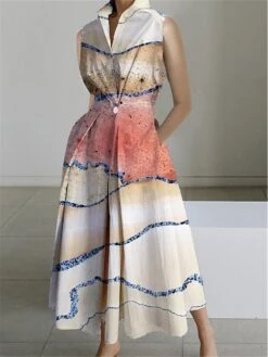 Women's Shirt Dress Casual Dress Swing Dress Maxi Long Dress Outdoor Office Daily Polyester Fashion Modern Shirt Collar Button Pocket Sleeveless Summer Spring 2023 Loose Fit White Red Navy Blue Color 9 Women's Shirt Dress Casual Dress Swing Dress Maxi Long Dress Outdoor Office Daily Polyester Fashion Modern Shirt Collar Button Pocket Sleeveless Summer Spring 2023 Loose Fit White Red Navy Blue Color -HAYz Clothing Shop ydyjer1690859483675