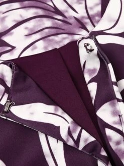 Women‘s Plus Size Curve Dress Set Print Crew Neck Long Sleeve Spring Fall Elegant Maxi Long Dress Formal Party Dress -HAYz Clothing Shop yezihs1669284881123