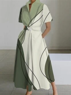 Women's Shirt Dress Casual Dress Swing Dress Maxi Long Dress Outdoor Office Daily Polyester Fashion Modern Shirt Collar Button Pocket Short Sleeve Summer Spring 2023 Loose Fit ArmyGreen Black Royal 9 Women's Shirt Dress Casual Dress Swing Dress Maxi Long Dress Outdoor Office Daily Polyester Fashion Modern Shirt Collar Button Pocket Short Sleeve Summer Spring 2023 Loose Fit ArmyGreen Black Royal -HAYz Clothing Shop yfccln1689925661505