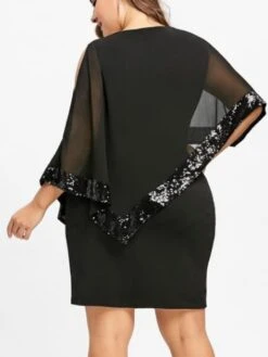 Women‘s Plus Size Curve Party Dress Solid Color Crew Neck Sequins Sleeveless Spring Fall Elegant Midi Dress Party Work Dress 15 Women‘s Plus Size Curve Party Dress Solid Color Crew Neck Sequins Sleeveless Spring Fall Elegant Midi Dress Party Work Dress -HAYz Clothing Shop ygzggb1640330814564