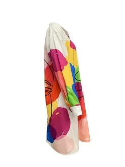 Women's Shirt Dress Casual Dress Midi Dress Office Daily Vacation Polyester Fashion Elegant Shirt Collar Print Long Sleeve Summer Spring Fall 2023 Loose Fit White Graffiti S M L XL -HAYz Clothing Shop yjszfe1696733727508