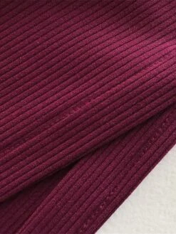 Women's Plus Size Curve Casual Dress Sweater Dress Sheath Dress Plain Midi Dress Long Sleeve Button Split Stand Collar Fashion Daily Black Wine Fall Winter XL XXL 3XL 4XL 5XL -HAYz Clothing Shop ymcvfg1694151468131