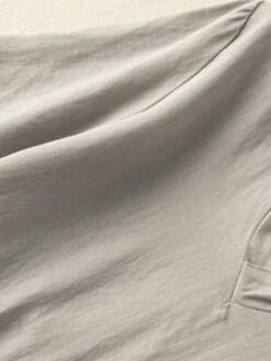 Women's Casual Dress Cotton Linen Dress A Line Dress Midi Dress Cotton Blend Basic Casual Outdoor Vacation Shirt Collar Pocket Short Sleeve Summer Spring 2023 Regular Fit Red Green Gray Plain M L XL -HAYz Clothing Shop yullji1682673452888