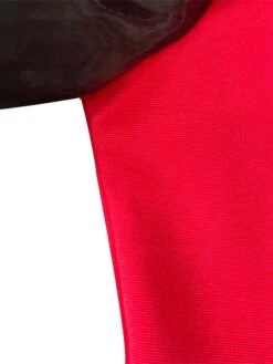 Women‘s Plus Size Curve Party Dress Color Block Crew Neck Mesh 3/4 Length Sleeve Spring Fall Prom Dress Midi Dress Party Going Out Dress -HAYz Clothing Shop zasrfo1656067341763