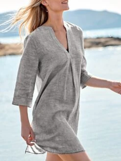 Women's Cotton Linen Dress Casual Dress Shift Dress Mini Dress Cotton Blend Casual Mature Winter Dress Daily Holiday Deep V Ruched Long Sleeve Summer Spring Fall 2023 Loose Fit Black White Wine Pure 15 Women's Cotton Linen Dress Casual Dress Shift Dress Mini Dress Cotton Blend Casual Mature Winter Dress Daily Holiday Deep V Ruched Long Sleeve Summer Spring Fall 2023 Loose Fit Black White Wine Pure -HAYz Clothing Shop zbuyxo1674030550635