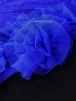 Women's Plus Size Curve Party Dress Formal Dress A Line Dress Plain Midi Dress Long Sleeve Pleated Ruffle Crew Neck Fashion Party Blue Fall Winter XL XXL 3XL 4XL -HAYz Clothing Shop zflkcs1694425989740