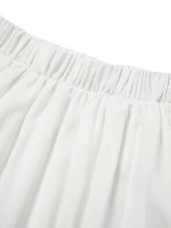 Women's Casual Dress Holiday Dress Shift Dress Long Dress Maxi Dress Khaki Red White Short Sleeve Pure Color Ruffle Spring Summer Off Shoulder Fashion Vacation Weekend Loose Fit 2023 S M L XL XXL 3XL -HAYz Clothing Shop zifrcp1676887920156