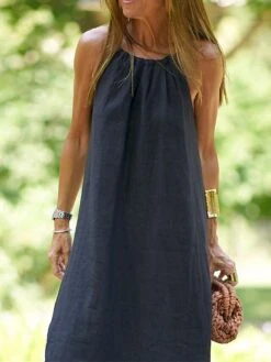 Women's Casual Dress Swing Dress White Dress Long Dress Maxi Dress Cotton Polyester Basic Casual Outdoor Daily Holiday Halter Neck Split Sleeveless Summer Spring 2023 Regular Fit Camel Black White 17 Women's Casual Dress Swing Dress White Dress Long Dress Maxi Dress Cotton Polyester Basic Casual Outdoor Daily Holiday Halter Neck Split Sleeveless Summer Spring 2023 Regular Fit Camel Black White -HAYz Clothing Shop zjkscf1675162401699