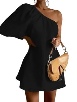 Women's Casual Dress Cotton Linen Dress White Dress Mini Dress Linen / Cotton Blend Basic Classic Outdoor Daily Vacation One Shoulder Basic Long Sleeve Summer Spring Fall 2023 Regular Fit Black White 9 Women's Casual Dress Cotton Linen Dress White Dress Mini Dress Linen / Cotton Blend Basic Classic Outdoor Daily Vacation One Shoulder Basic Long Sleeve Summer Spring Fall 2023 Regular Fit Black White -HAYz Clothing Shop zjmhnj1689758449079