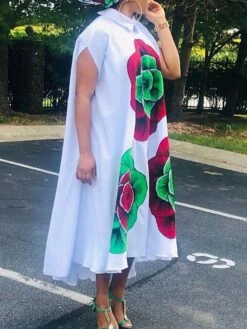 Women‘s Plus Size Curve Shirt Dress Casual Dress Shift Dress Floral Long Dress Maxi Dress Short Sleeve Plus High Low Print Shirt Collar Fashion Outdoor White Summer Spring L XL XXL 3XL 5 Women‘s Plus Size Curve Shirt Dress Casual Dress Shift Dress Floral Long Dress Maxi Dress Short Sleeve Plus High Low Print Shirt Collar Fashion Outdoor White Summer Spring L XL XXL 3XL -HAYz Clothing Shop zkkroz1684831637039
