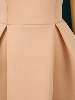 Women's Plus Size Curve Party Dress Swing Dress A Line Dress Plain Midi Dress Short Sleeve Ruffle Square Neck Fashion Party Fuchsia Khaki Fall Winter XL XXL 3XL 4XL -HAYz Clothing Shop zlslnq1694151484395