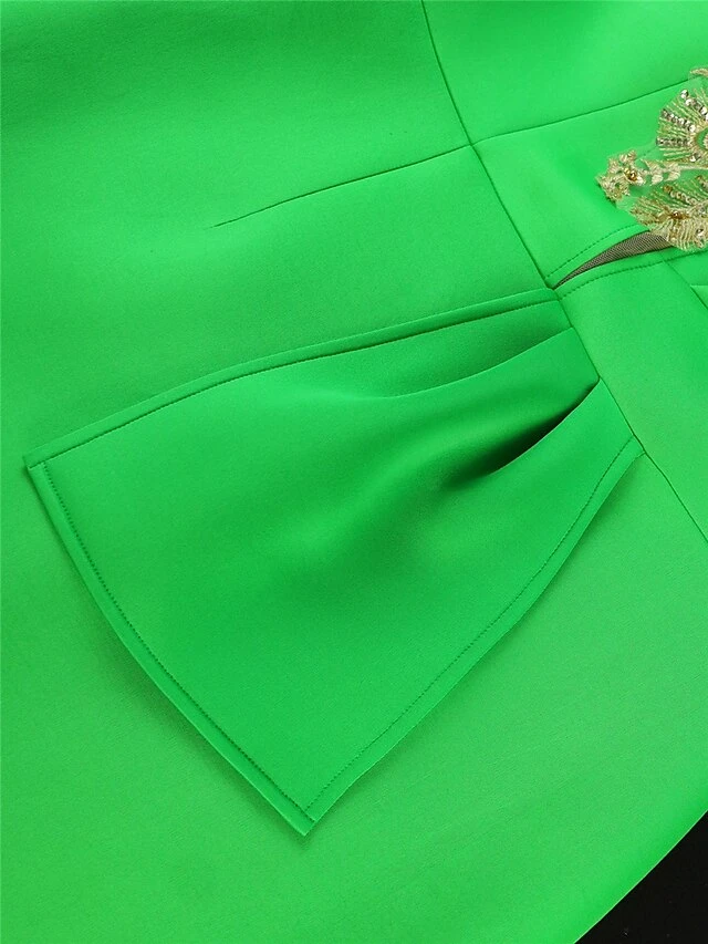 Women‘s Plus Size Curve Party Dress Cocktail Dress Wedding Guest Dress Long Dress Maxi Dress Green Short Sleeve Pure Color Lace Summer Spring Fall V Neck Fashion Wedding Guest Vacation 6 Women‘s Plus Size Curve Party Dress Cocktail Dress Wedding Guest Dress Long Dress Maxi Dress Green Short Sleeve Pure Color Lace Summer Spring Fall V Neck Fashion Wedding Guest Vacation - Image 6