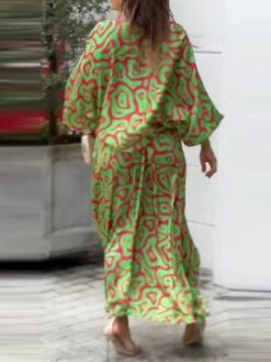 Women's Two Piece Dress Set Casual Dress Skirt Set Daily Vacation Fashion Casual Print Long Dress Maxi Dress Crew Neck Long Sleeve Floral Stripe Loose Fit White Blue Sky Blue Summer Spring S M L XL 16 Women's Two Piece Dress Set Casual Dress Skirt Set Daily Vacation Fashion Casual Print Long Dress Maxi Dress Crew Neck Long Sleeve Floral Stripe Loose Fit White Blue Sky Blue Summer Spring S M L XL -HAYz Clothing Shop zmuugt1689836905665