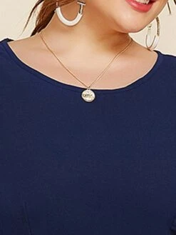 Women's Plus Size Curve Casual Dress Swing Dress A Line Dress Plain Long Dress Maxi Dress 3/4 Length Sleeve Patchwork Plus High Low Crew Neck Fashion Outdoor Dark Blue Fall Winter XL XXL 3XL 4XL 13 Women's Plus Size Curve Casual Dress Swing Dress A Line Dress Plain Long Dress Maxi Dress 3/4 Length Sleeve Patchwork Plus High Low Crew Neck Fashion Outdoor Dark Blue Fall Winter XL XXL 3XL 4XL -HAYz Clothing Shop ztfiae1695266918606