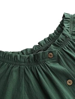 Women's Casual Dress Cotton Dress Black Dress Midi Dress Cotton Fashion Daily Outdoor Daily Vacation Stand Collar Ruffle Button 3/4 Length Sleeve Fall Autumn 2023 Loose Fit Black Wine Blue Plain S M 24 Women's Casual Dress Cotton Dress Black Dress Midi Dress Cotton Fashion Daily Outdoor Daily Vacation Stand Collar Ruffle Button 3/4 Length Sleeve Fall Autumn 2023 Loose Fit Black Wine Blue Plain S M -HAYz Clothing Shop zwuycc1692947510683