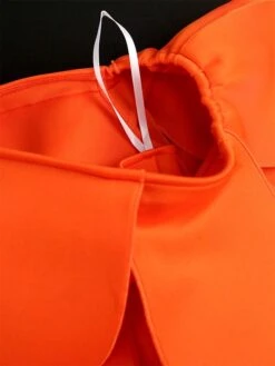 Women's Plus Size Curve Party Dress Cocktail Dress Bodycon Plain Midi Dress Short Sleeve Split Off Shoulder Fashion Party Orange Spring Fall XL XXL 3XL 4XL -HAYz Clothing Shop zybvdl1694165779337